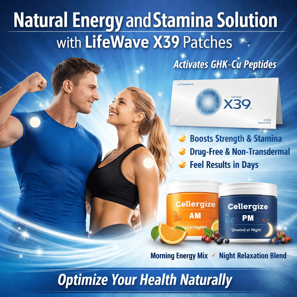 Natural Energy and Stamina Solution with LifeWave X39 Patches